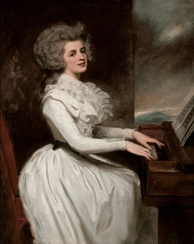 Charlotte, Mrs Thomas Raikes da George Romney
